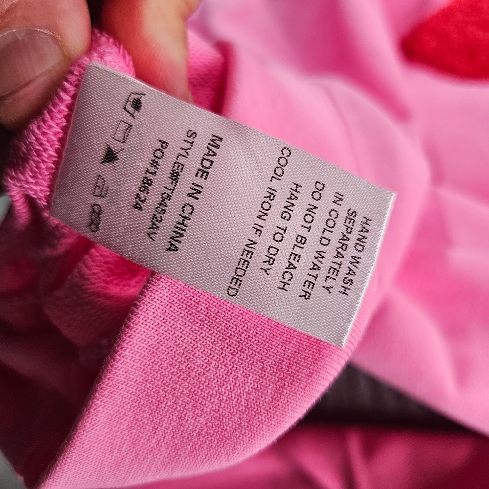 NWOT Fate Sweater Women XS - Love - Heart Pink Preppy - Picture 6 of 11
